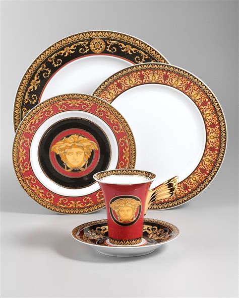 versace china medusa red|Versace Dinnerware Collection .